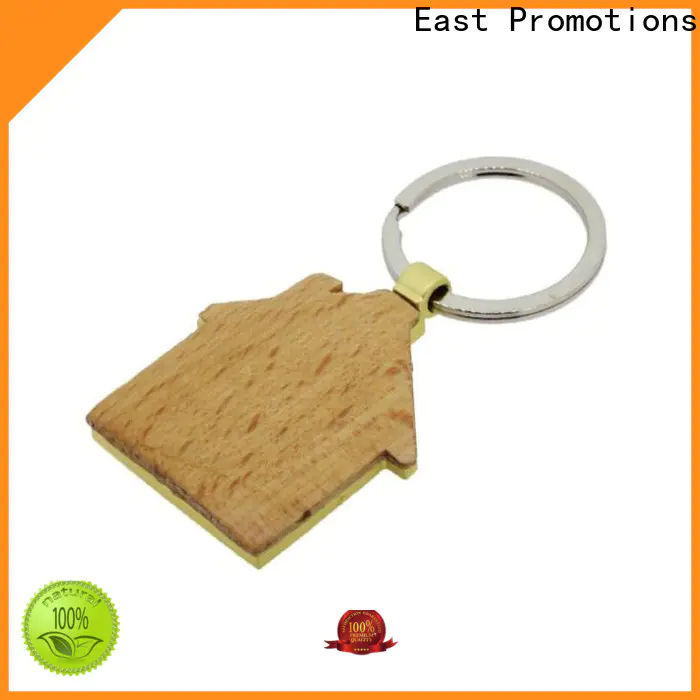 East Promotions hot-sale custom wood keychains suppliers for gift