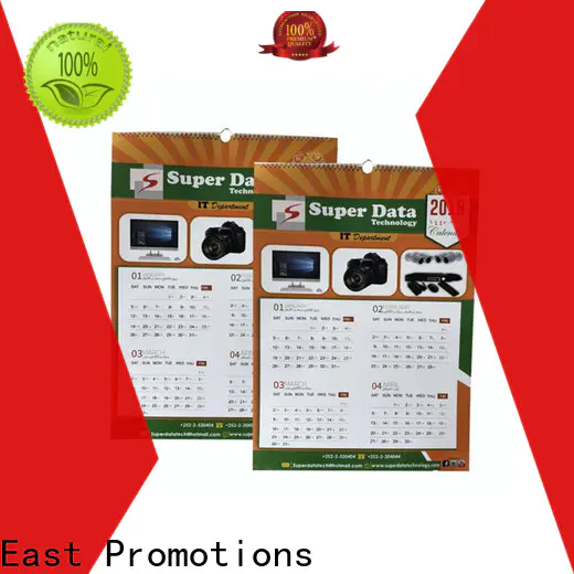 East Promotions hot-sale desk calendar 2020 supply bulk production