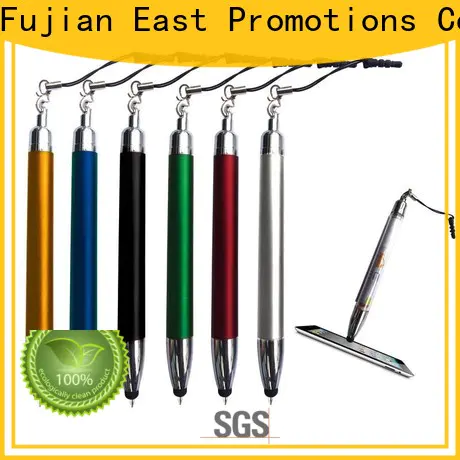 East Promotions top quality plastic pens with logo from China for school