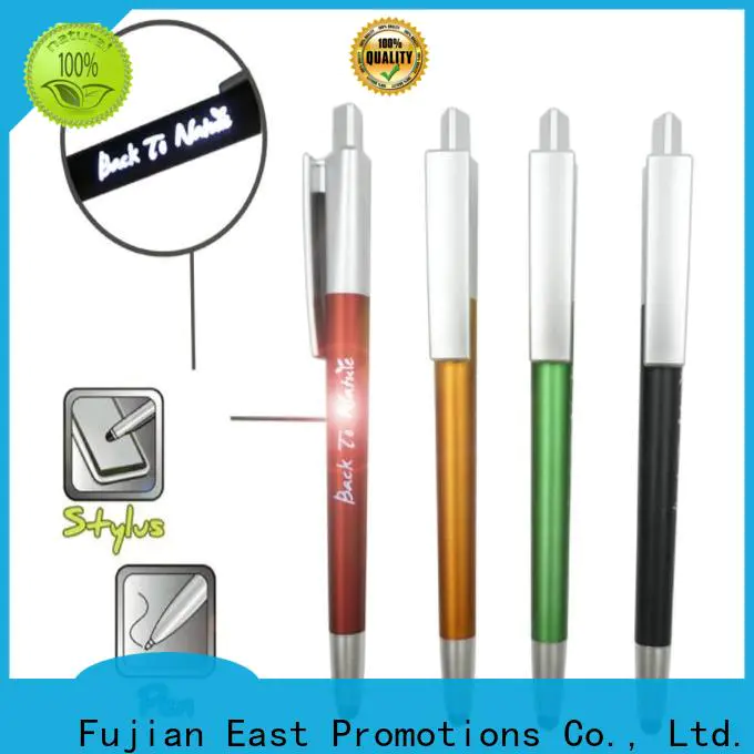 East Promotions best value cheap plastic pens supply bulk production