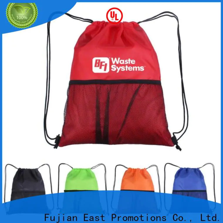 East Promotions bulk buy drawstring bags supply for trip
