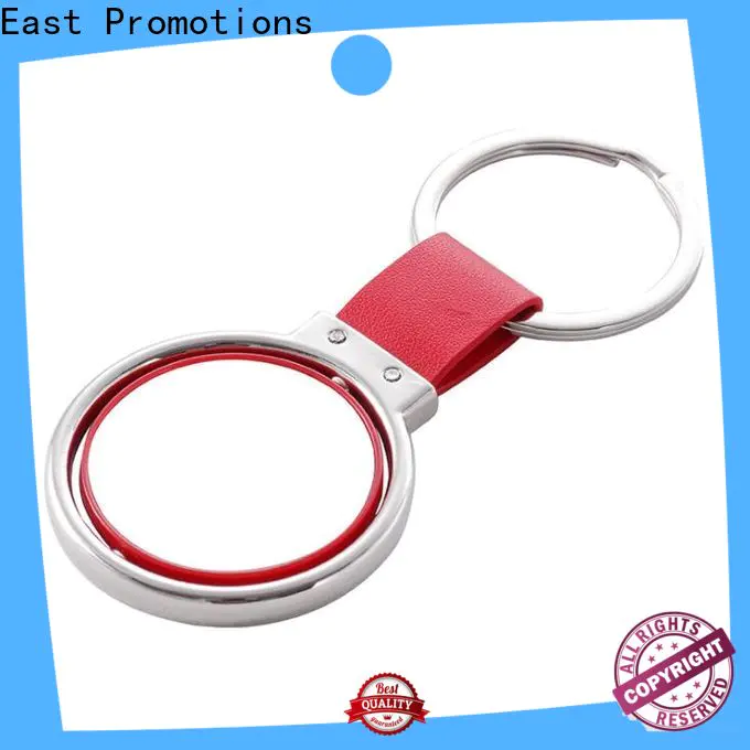 East Promotions cheap metal keychains with good price bulk production
