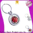 latest promotional metal keyrings wholesale for decoration