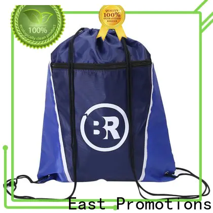 East Promotions best value drawstring bag with zipper company for gym