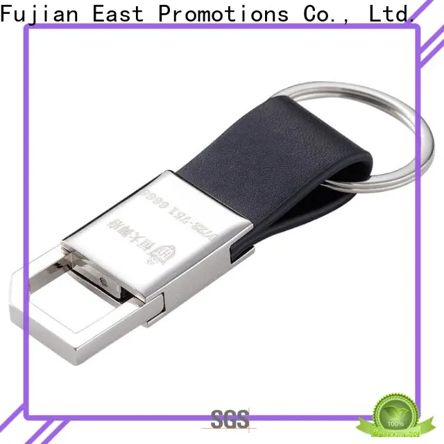 East Promotions engraved leather keychain supply for tourist attractions souvenirs gifts