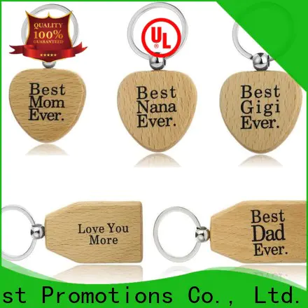 latest wooden keychain factory direct supply for decoration