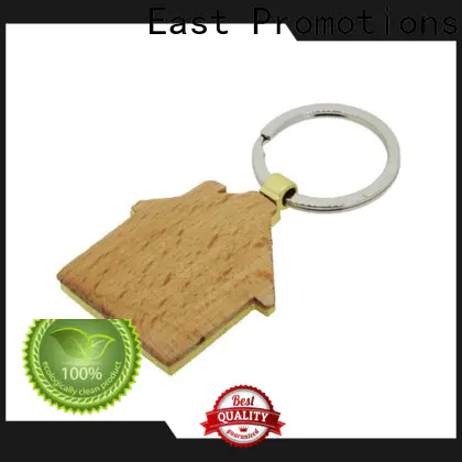 East Promotions wood carving keychain manufacturer for decoration