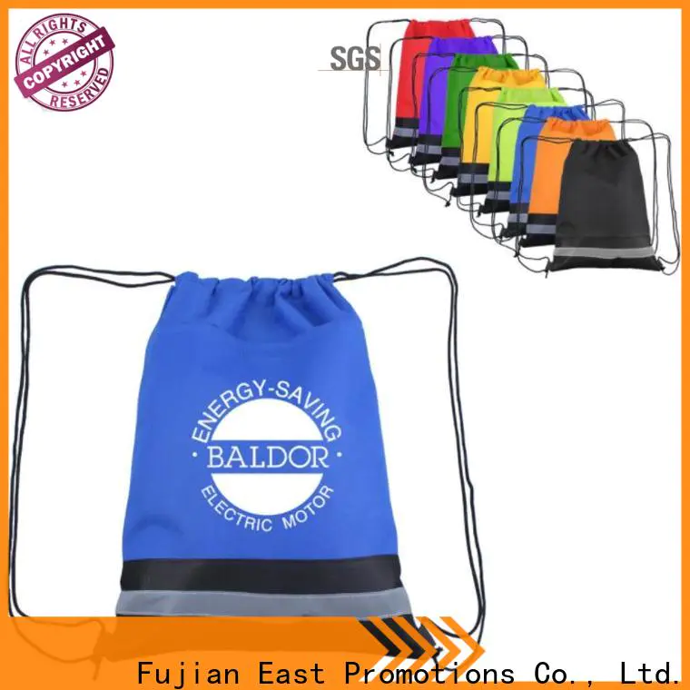 East Promotions canvas drawstring bags bulk factory direct supply for traveling
