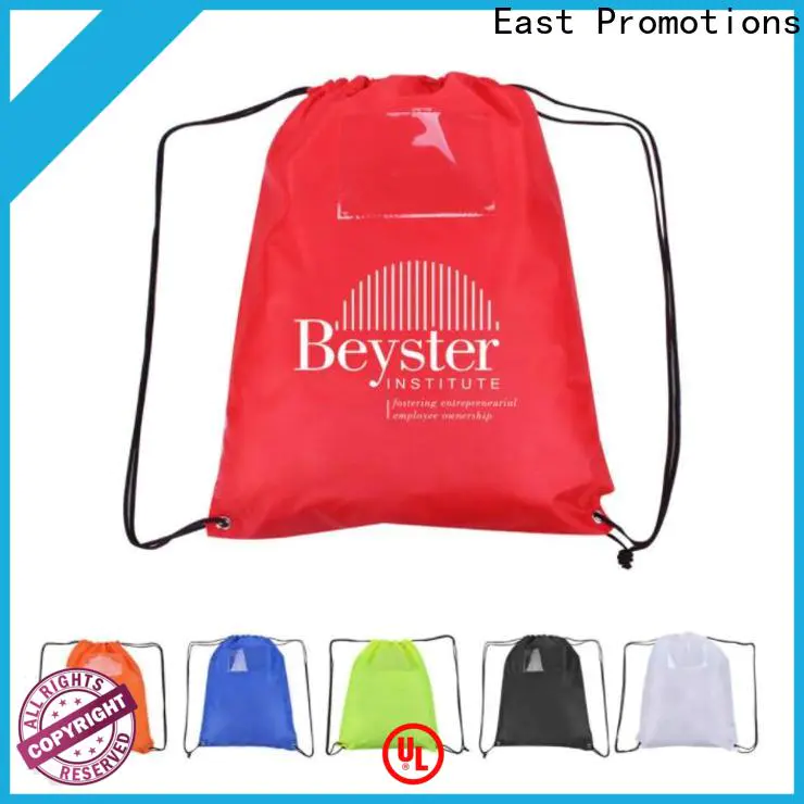 East Promotions best price canvas drawstring bags suppliers for school