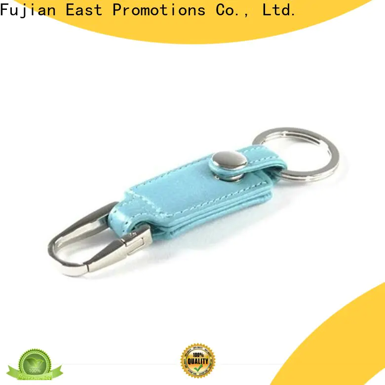East Promotions leather keychain supplies inquire now for souvenirs of school anniversary
