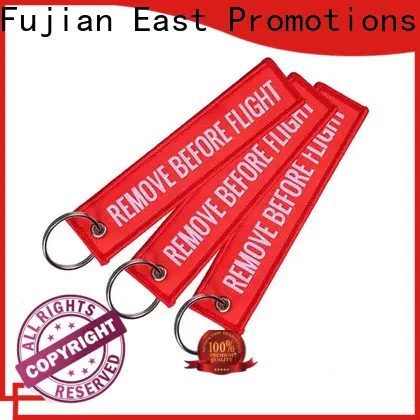 East Promotions fabric keychain factory for decoration