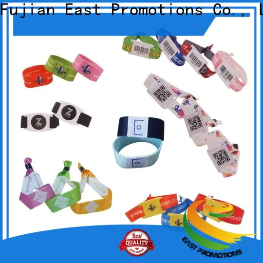 East Promotions cloth concert wristbands manufacturer for party