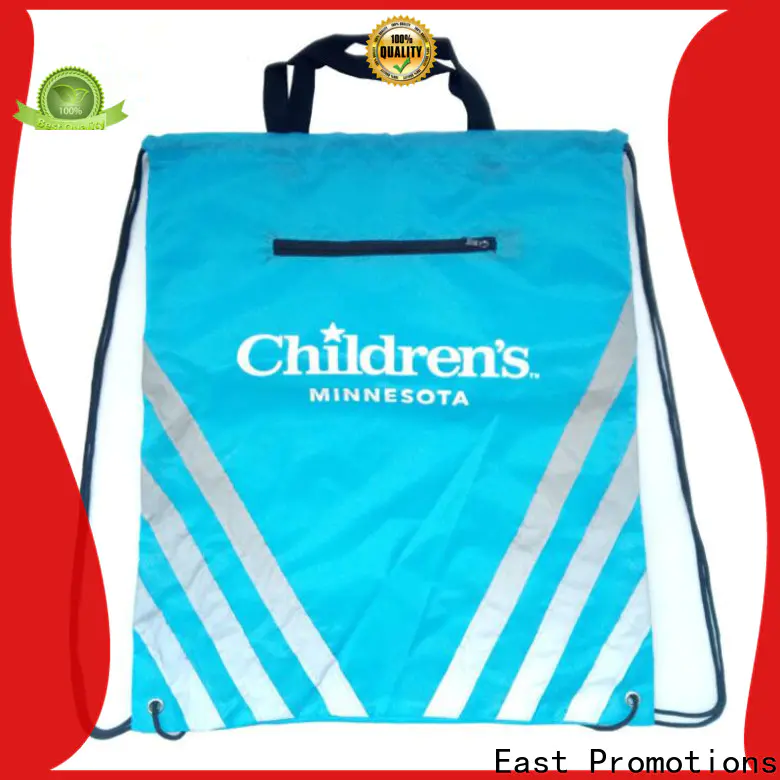 East Promotions canvas drawstring bags bulk factory direct supply for gym