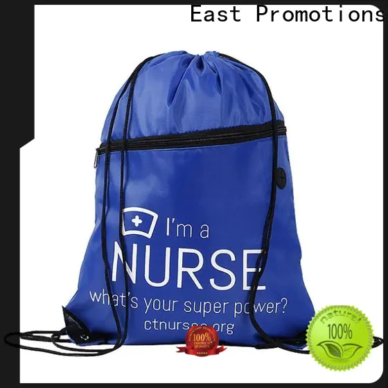 East Promotions high-quality durable drawstring backpack factory for traveling
