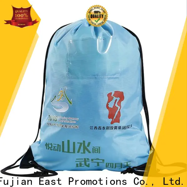 East Promotions professional cool drawstring backpacks suppliers bulk production