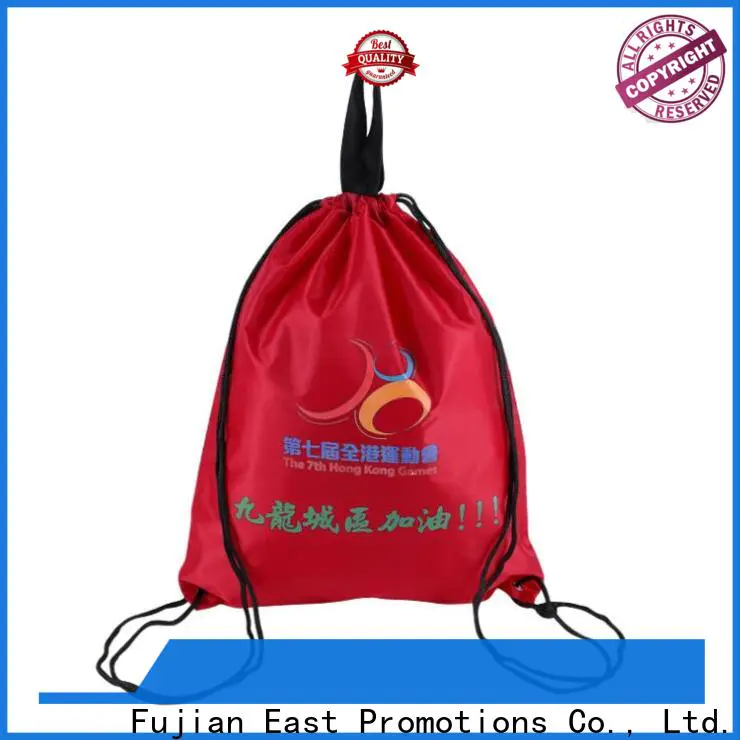 East Promotions low-cost drawstring gym bag factory for sale