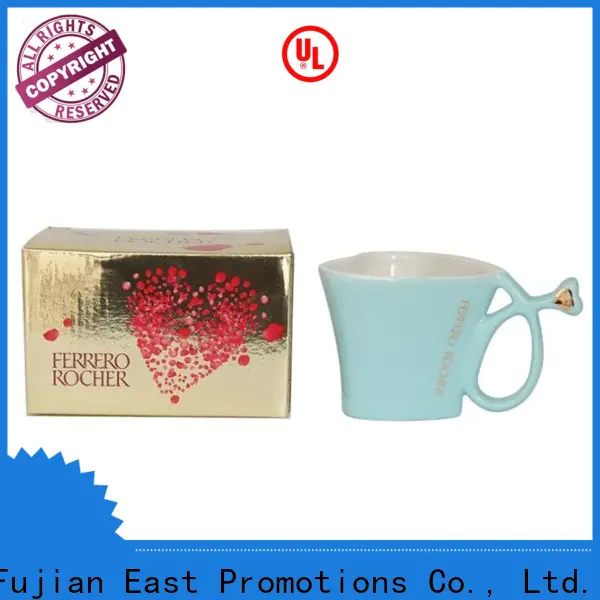 East Promotions personalised ceramic travel mugs from China bulk buy