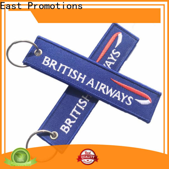 East Promotions blank fabric keychain best supplier for sale