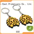 East Promotions soft rubber keychain suppliers for decoration
