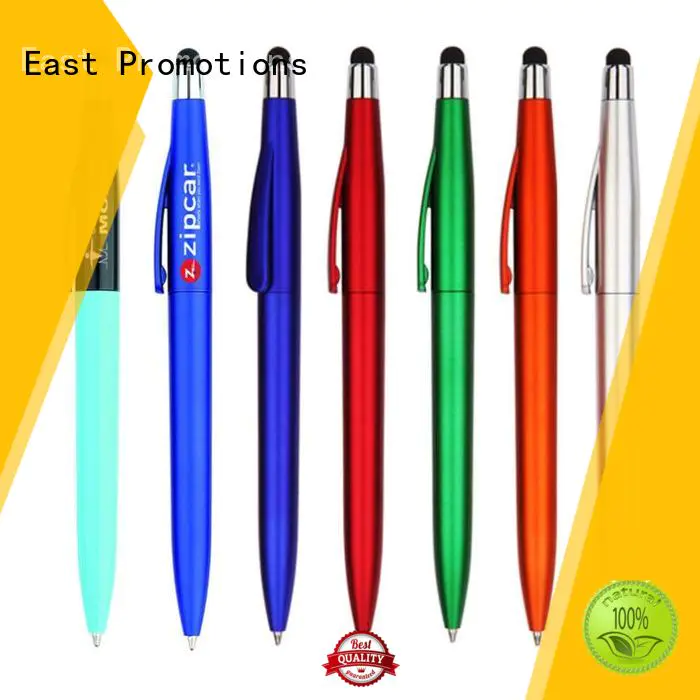 East Promotions logo promotional pens set for school