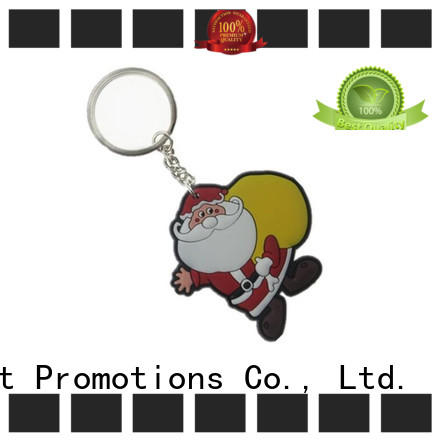Custom 3D PVC Rubber Christmas Keychain for Promotional Gifts
