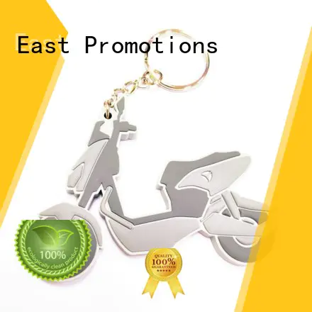 East Promotions high quality rubber key rings company for decoration
