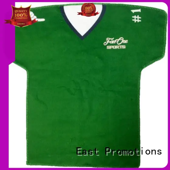 East Promotions quality towels in different shapes for packing