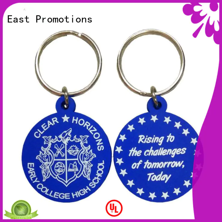 East Promotions cheap custom rubber key tags supply for key