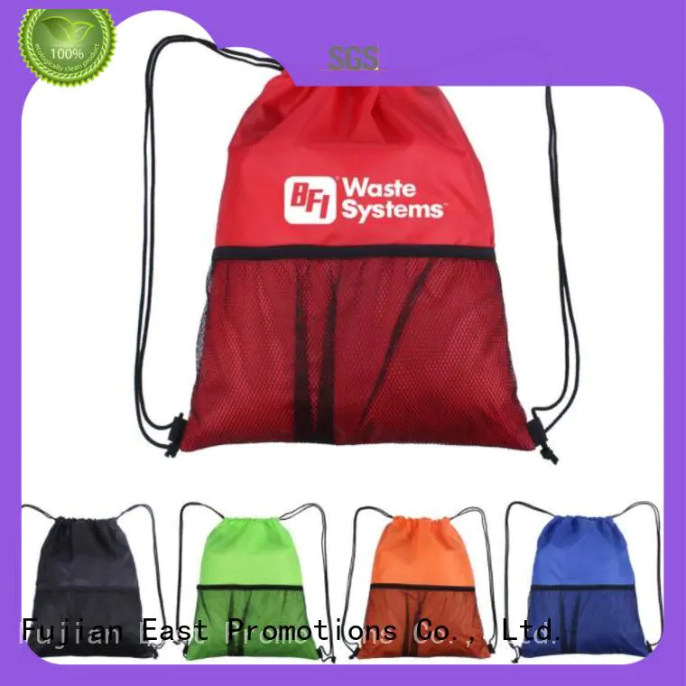fashion design drawstring school backpack drawstrings in different color for trip