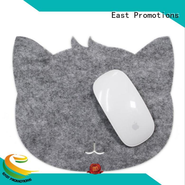 East Promotions colorful mouse pad with wrist support supplier for school