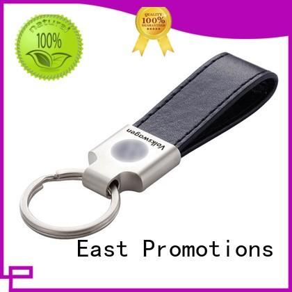 Customized Soft PU Leather Keychain for Car