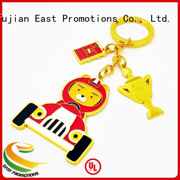 rope metal logo keychain owner for gift East Promotions